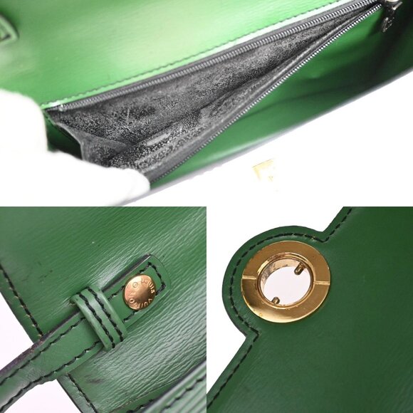 LOUIS VUITTON LV Arche 2Way Shoulder Clutch Bag Epi Leather Green M52574 32YH486 - Picture 14 of 16